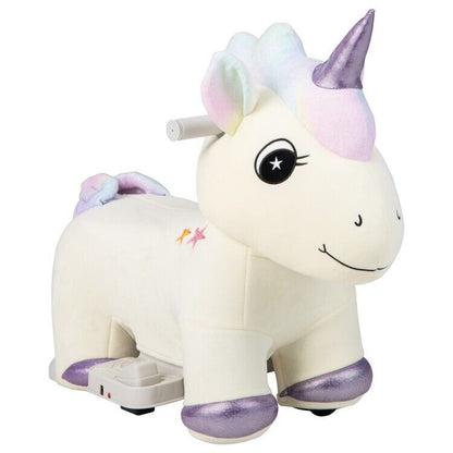 Magical Electric Unicorn Ride-On Toy with Music and Handlebars for Kids
