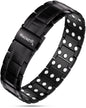 3x Strength Titanium Magnetic Bracelet for Men (Black)
