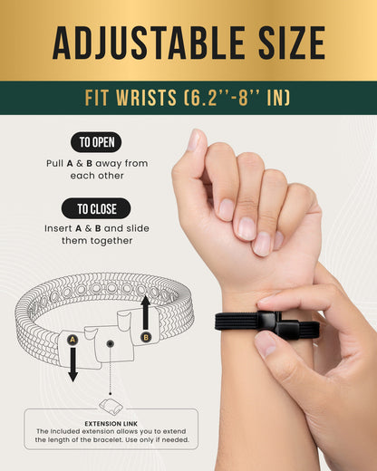 Magnetic Silicone Golf Bracelets (Classic)