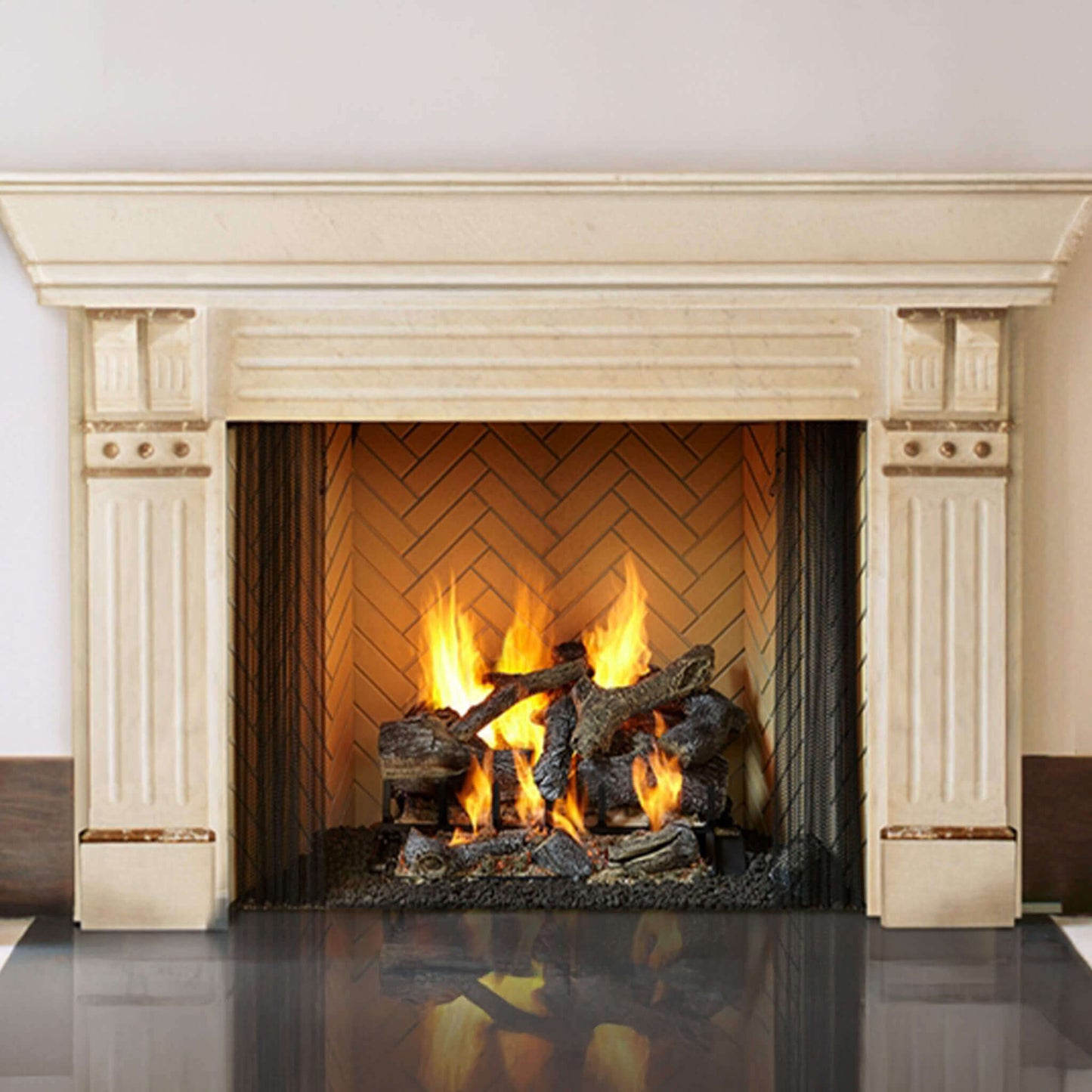 Majestic Ashland 36-Inch Open Wood Burning Fireplace [ASH36] (SAK81529)