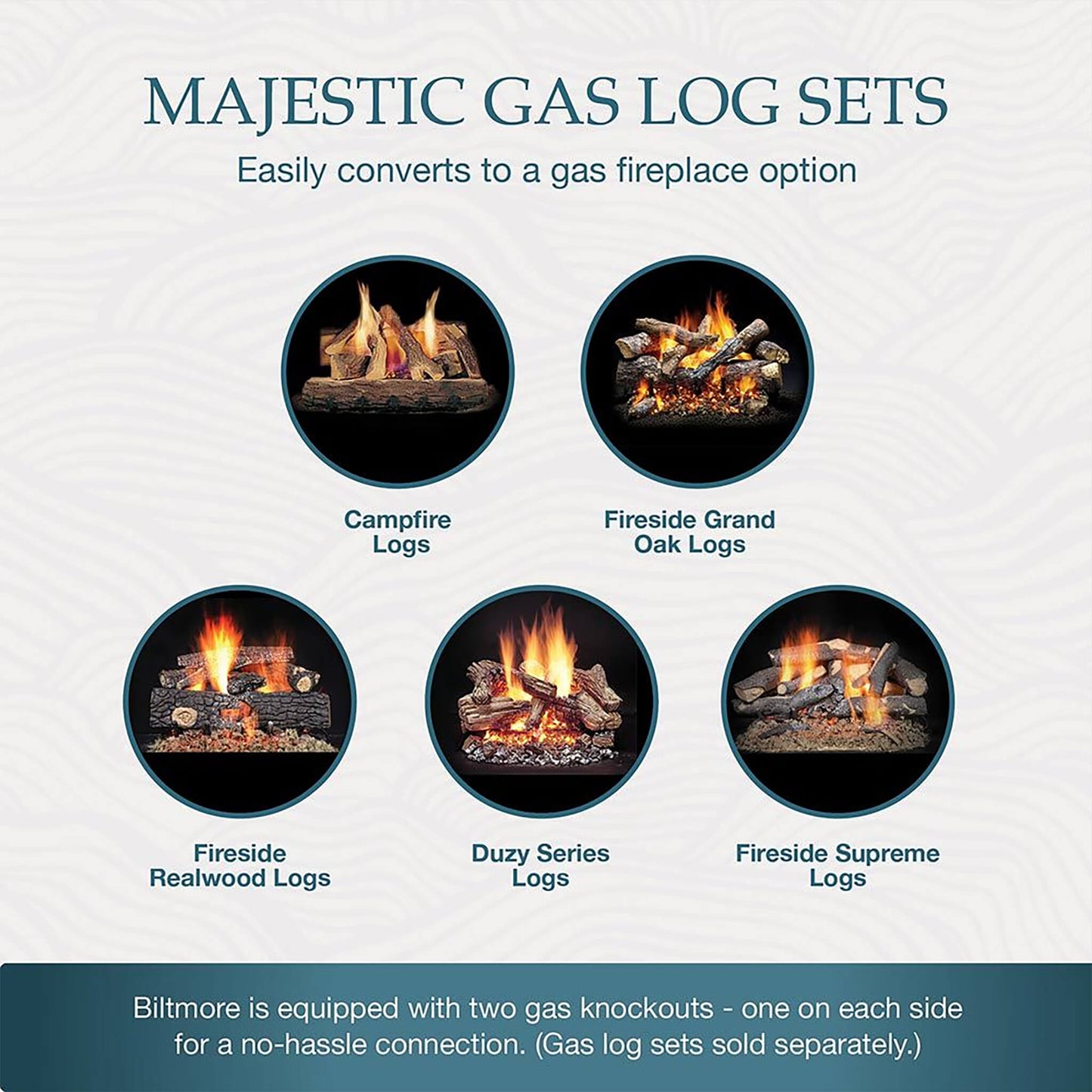Majestic Biltmore Radiant 36-Inch Open Wood Burning Fireplace [SB60] (SAK13487)