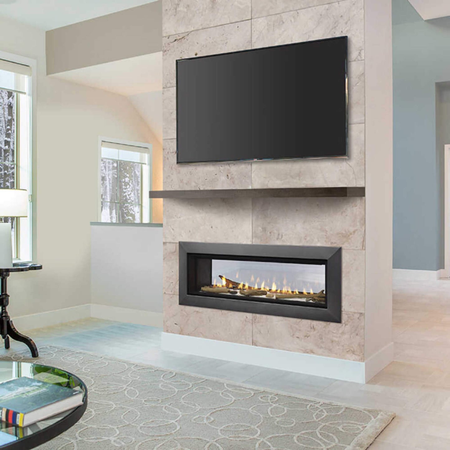 Majestic Echelon II 48-Inch See-Through Direct Vent Fireplace [ECHEL48STIN-C] (SAK69284)