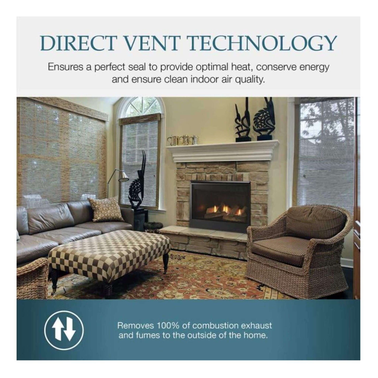 Majestic Mercury 32-Inch Direct Vent Natural Gas Fireplace [MERC32IN] (SAK15031)