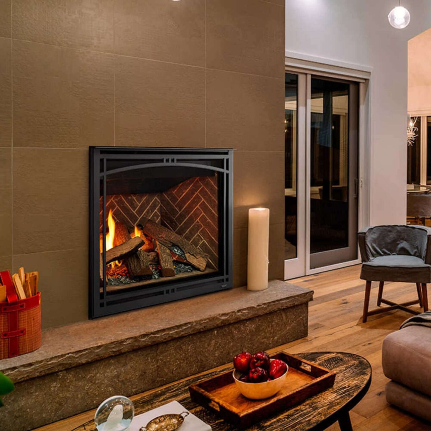 Majestic Meridian 36-Inch Direct Vent Fireplace [MER36N/L] (SAK36135)