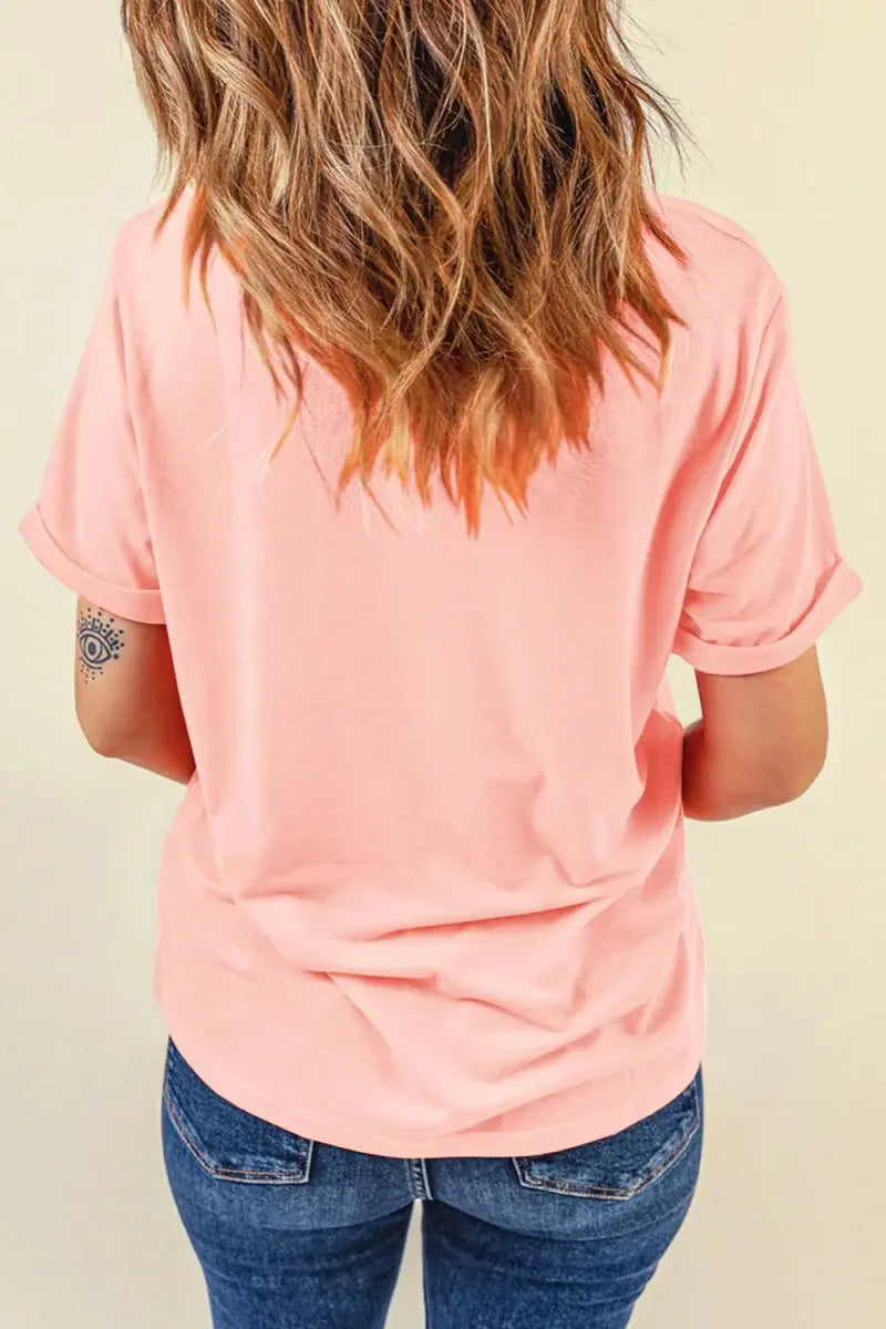 T-Shirts Trendsi MAMA Tee Women's Casual Wear Basic Style Short Sleeve T-Shirt Comfortable