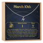 March 10th Pisces Necklace