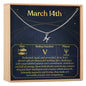 March 14th Pisces Necklace