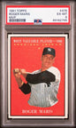 Graded 1961 Topps MVP Roger Maris #478 Baseball Card PSA 6 EX-MT