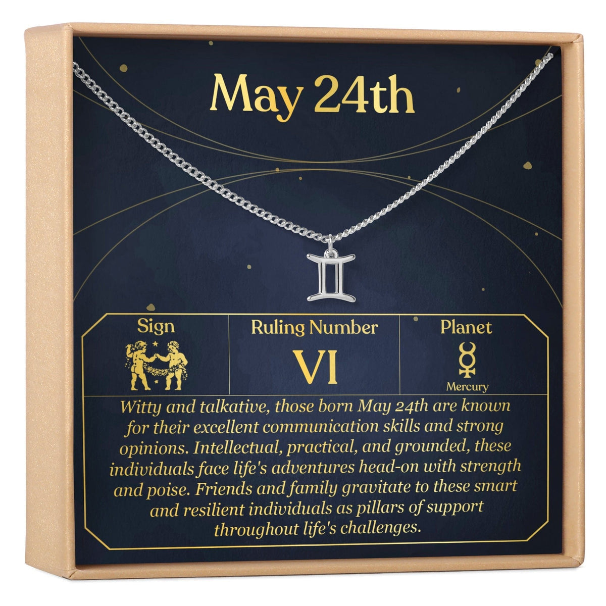 May 24th Gemini Necklace