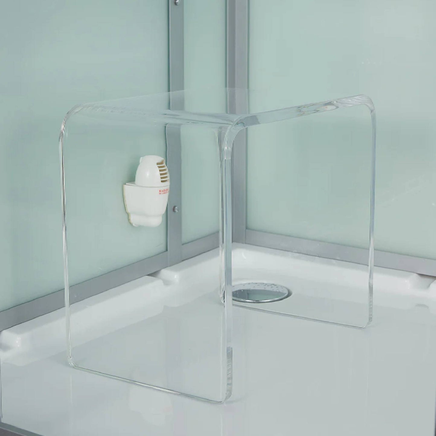 Maya Bath Platinum Arrezo Steam Shower With Rainfall Ceiling Shower (SAK75924)