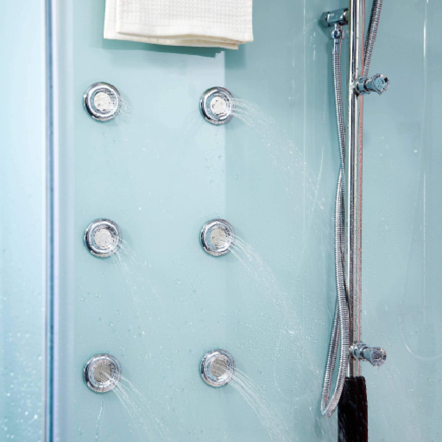 Maya Bath Platinum Comfort Steam Shower With Whirlpool Bathtub [2025 Edition] (SAK93561)