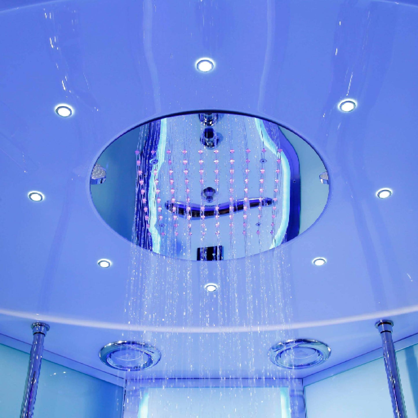 Maya Bath Platinum Comfort Steam Shower With Whirlpool Bathtub [2025 Edition] (SAK93561)