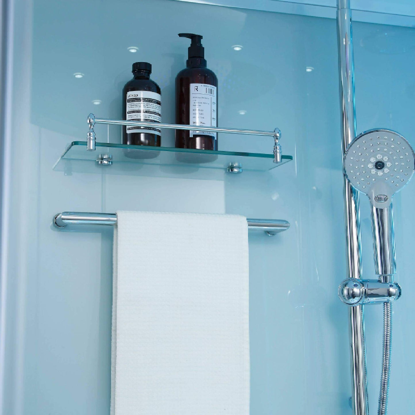 Maya Bath Platinum Comfort Steam Shower With Whirlpool Bathtub [2025 Edition] (SAK93561)