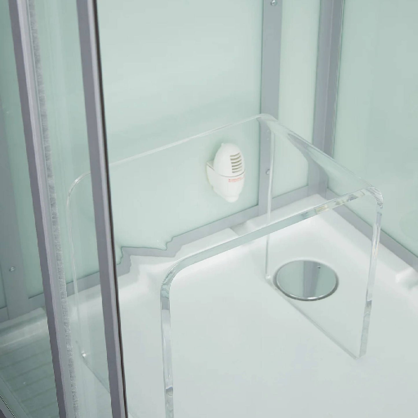 Maya Bath Platinum Lucca Steam Shower With LCD Touchscreen Controls (SAK27483)