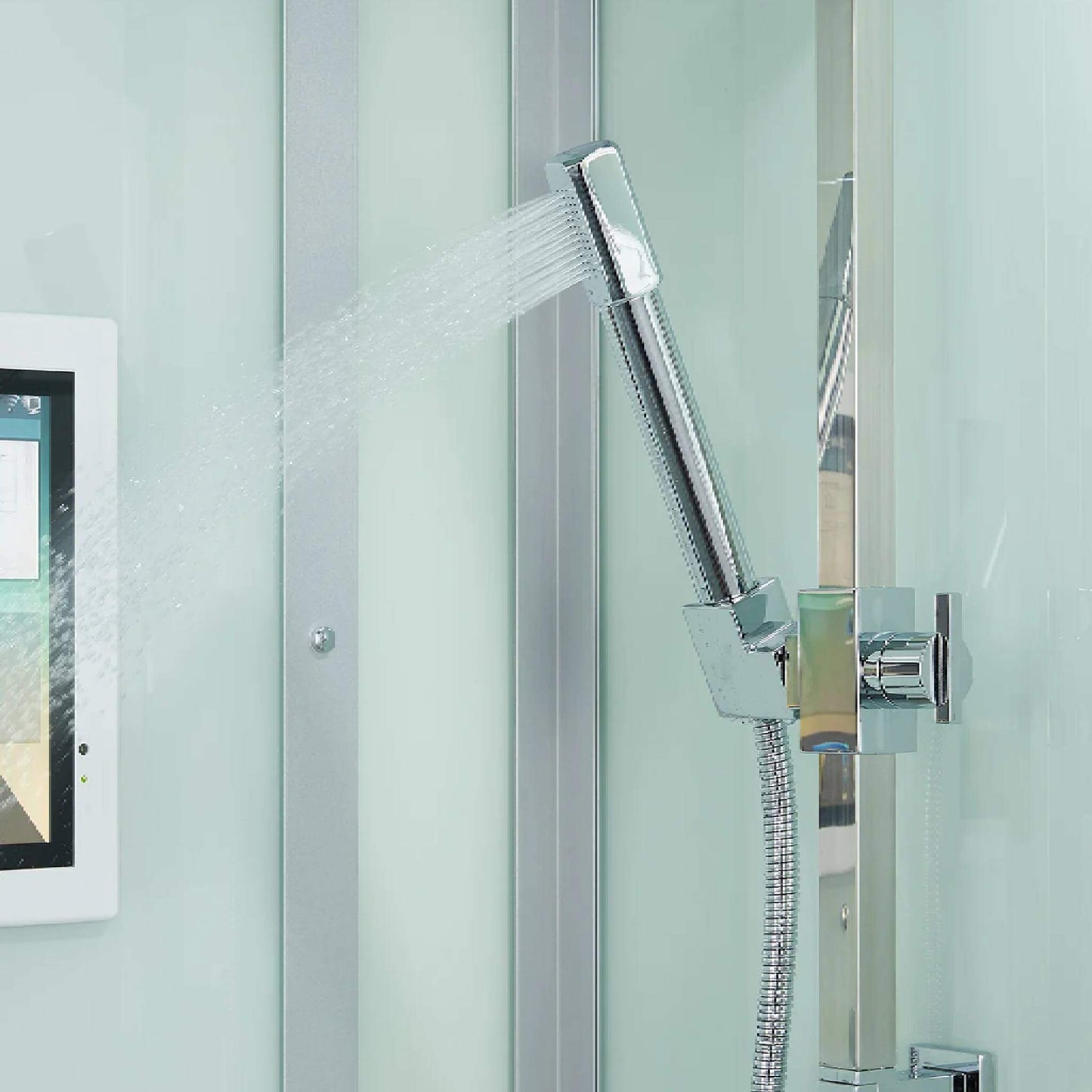 Maya Bath Platinum Lucca Steam Shower With LCD Touchscreen Controls (SAK27483)