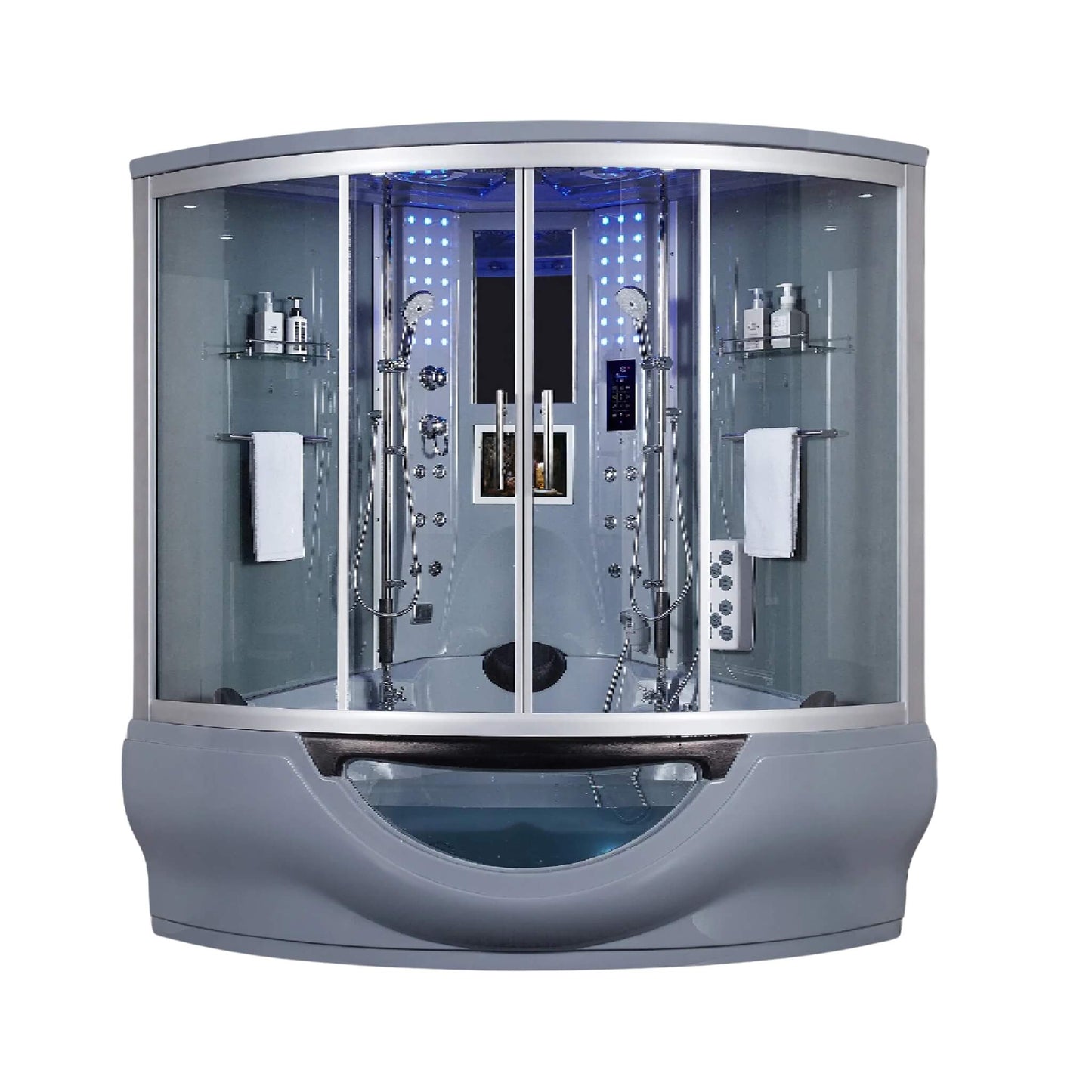 Maya Bath Platinum Superior Steam Shower With Foot Massager (SAK57392)