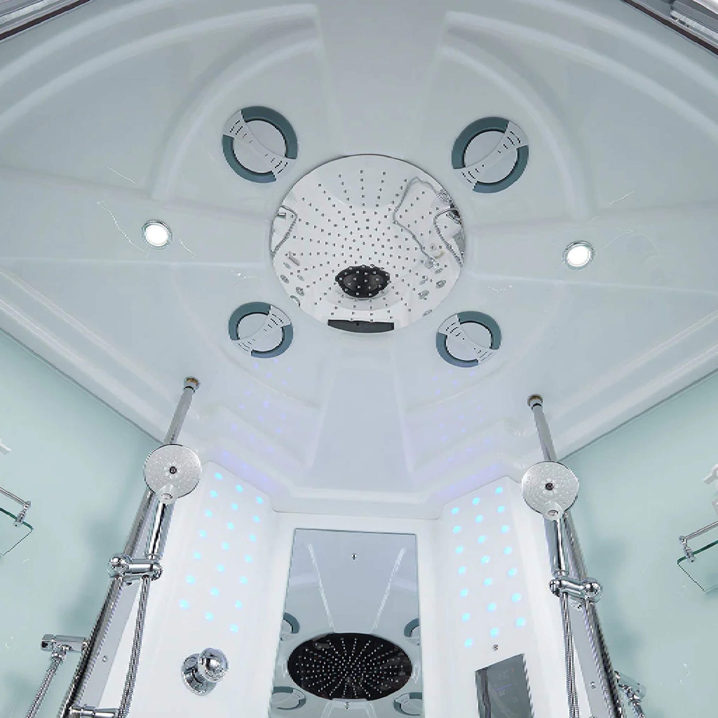 Maya Bath Platinum Superior Steam Shower With Foot Massager (SAK57392)