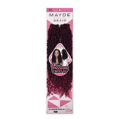 Mayde Beauty Braid 2X Passion Twist, 18"