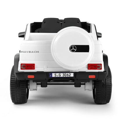 Mercedes-Benz 12V Kids Ride On Car with Music, LED Lights, Bluetooth, and Remote Control