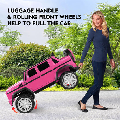 Mercedes-Benz Electric Ride On Car for Kids - 3 Speeds, LED Lights, Bluetooth, and Remote Control