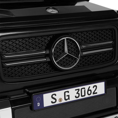 Mercedes-Benz Electric Ride-On Car for Kids with 3 Speeds, LED Lights, and Remote Control - Black