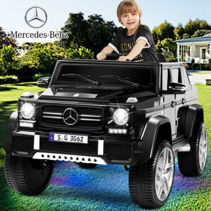 Mercedes-Benz Electric Ride-On Car for Kids with Lights, Music, and Remote Control - 12V