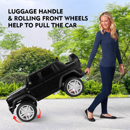 Mercedes-Benz Kids Ride-On Car with 3 Speeds, LED Lights, Music, and Remote Control - 12V Battery Powered