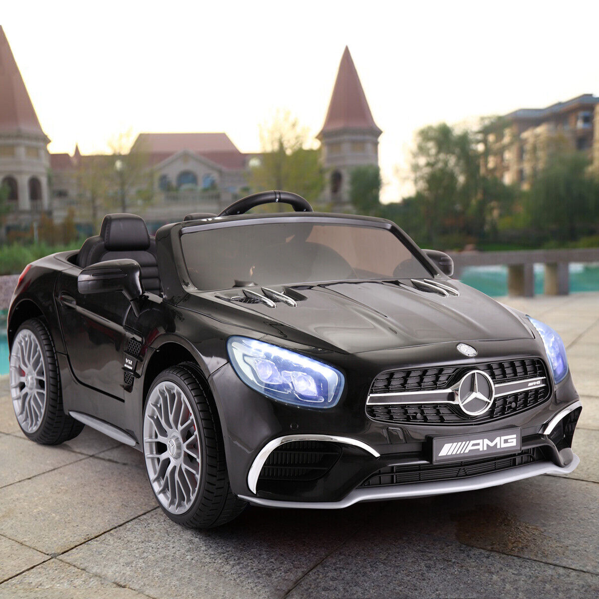 Mercedes Benz Licensed 12V Electric Ride On Car for Kids with Remote Control
