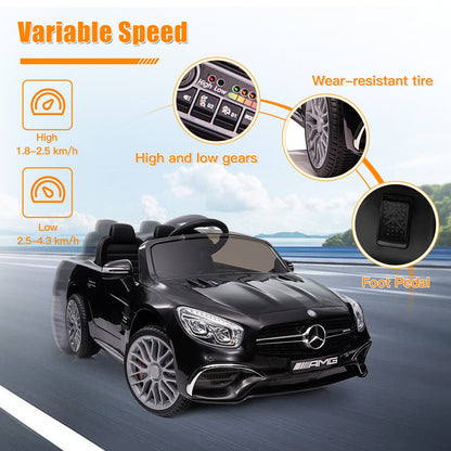 Licensed Mercedes-Benz 2 Seater Electric Ride-On Car for Kids with Remote Control