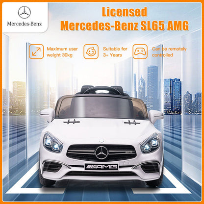 Licensed Mercedes Benz Kids Ride On Car with Remote Control - 12V Electric Battery Powered