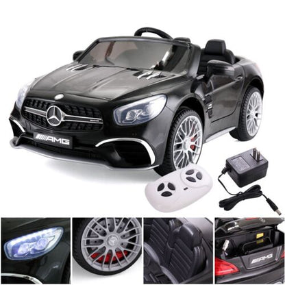 Mercedes Benz Licensed 12V Electric Ride-On Car for Kids with Remote Control - Seats 2