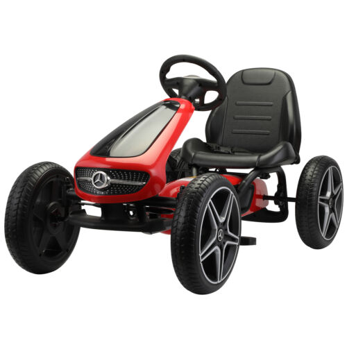 Mercedes Benz Licensed Electric Go Kart for Kids with Horn and Music