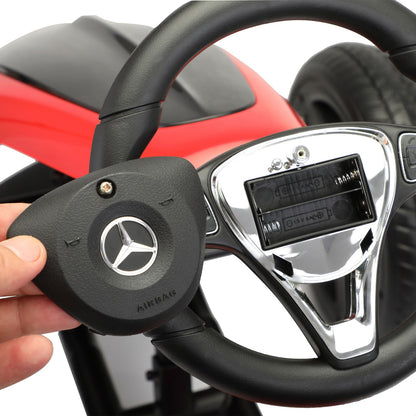 Mercedes Benz Licensed Electric Go Kart for Kids with Horn and Music