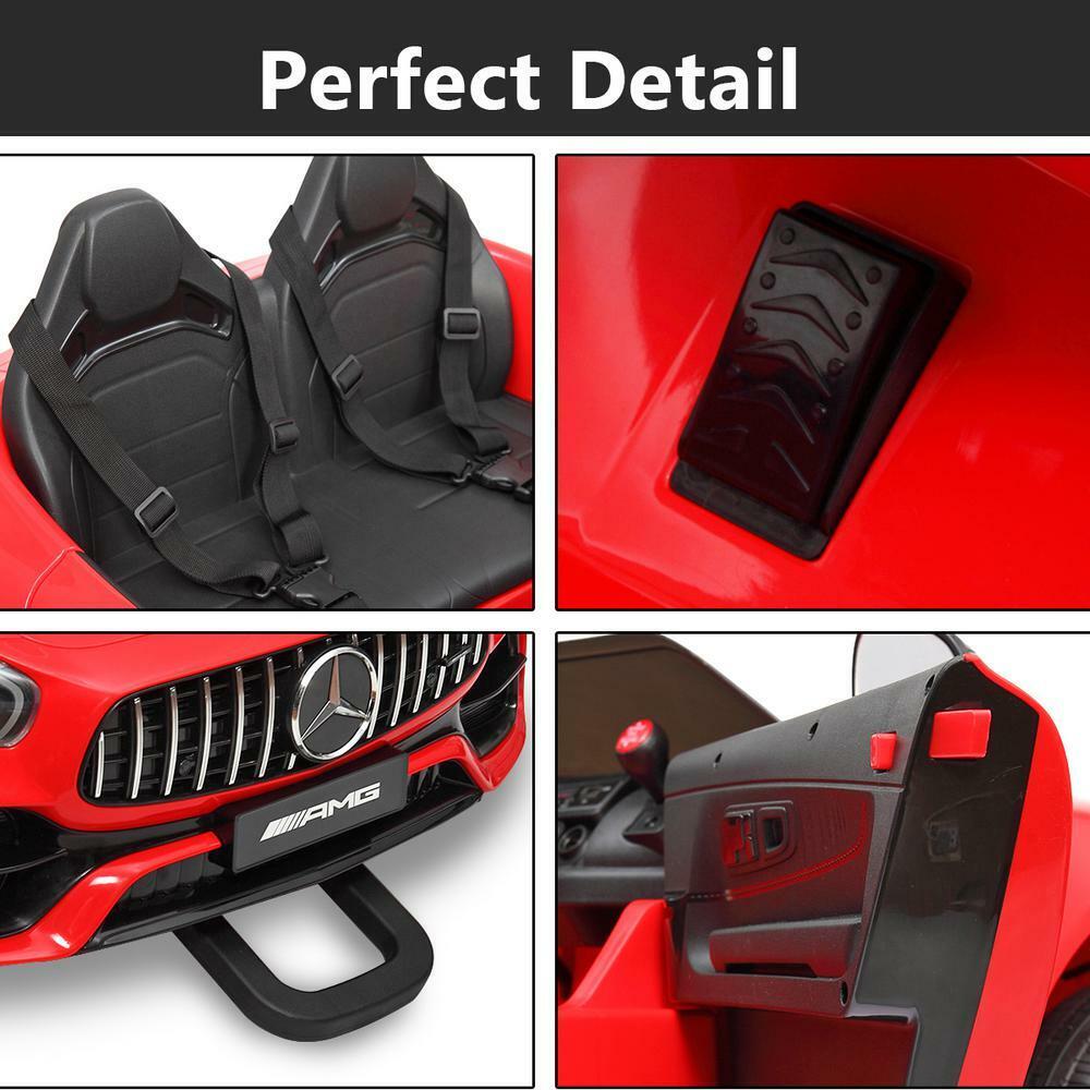 Mercedes Benz Licensed Electric Ride-On Car for Kids - Red