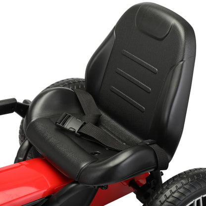 Mercedes Benz Licensed Go Kart for Kids with Horn and Music - Red, Ages 3+