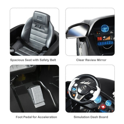 Mercedes Benz SLS Kids Ride on Car with MP3 Player - Black