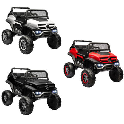 Mercedes-Benz Unimog 12V Kids Ride on Truck with Remote Control - Officially Licensed