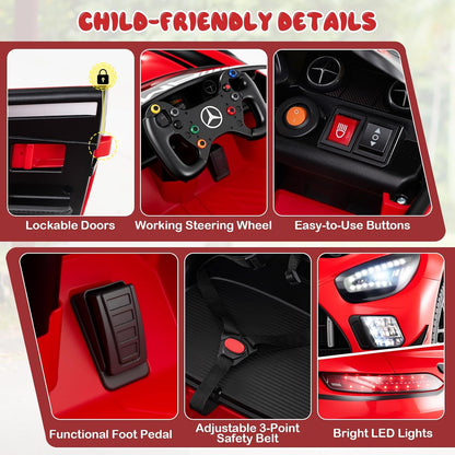12V Mercedes Benz Electric Car for Kids with 2.4G Remote Control