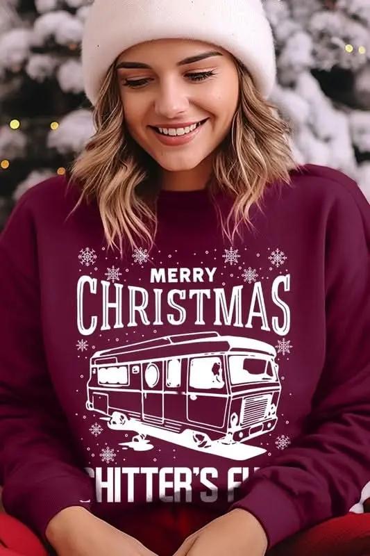 Color Bear Holiday Crewneck Sweatshirt | Unisex Fleece