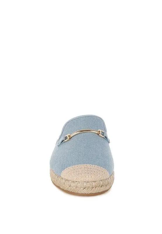 Hats Rag Company Midori Denim Slip-On Mules - Casual Summer Style Footwear