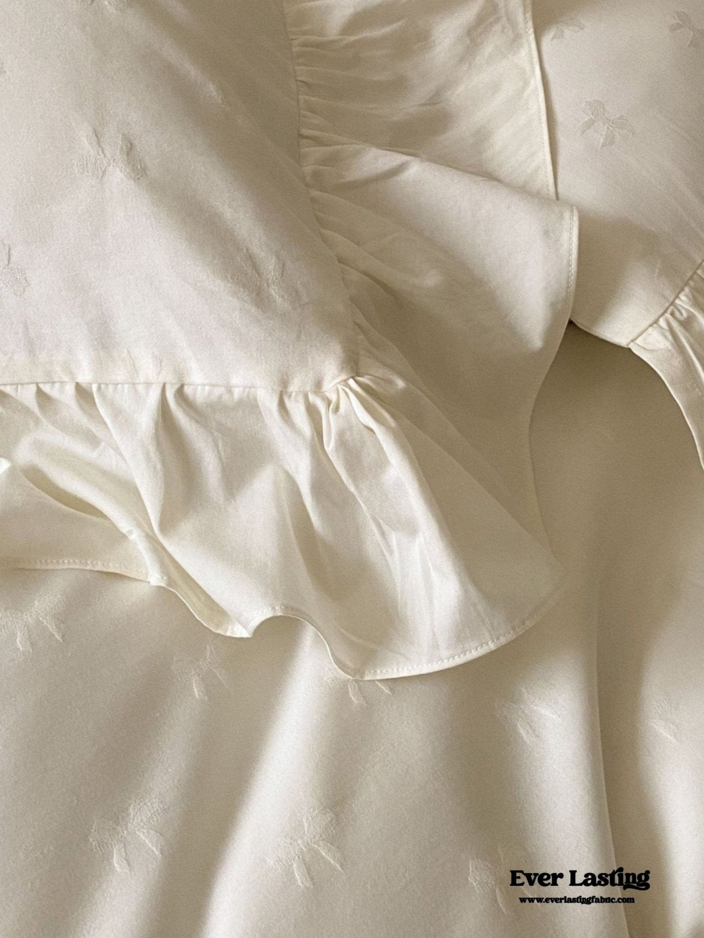 Milena Ribbon Bow Ruffle Bedding Set