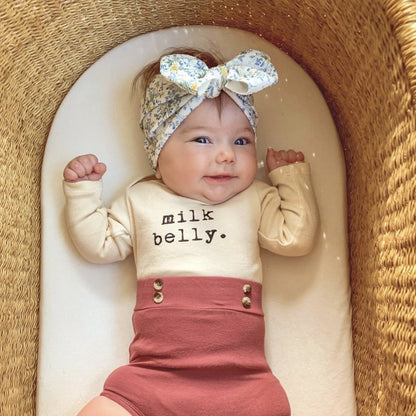 Milk Belly Organic Bodysuit Long Sleeve