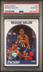 Graded 1989 Hoops Reggie Miller #29 2nd Year Basketball Card PSA 10 Gem Mint