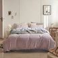 Minimal Bubble Textured Bedding Set / White