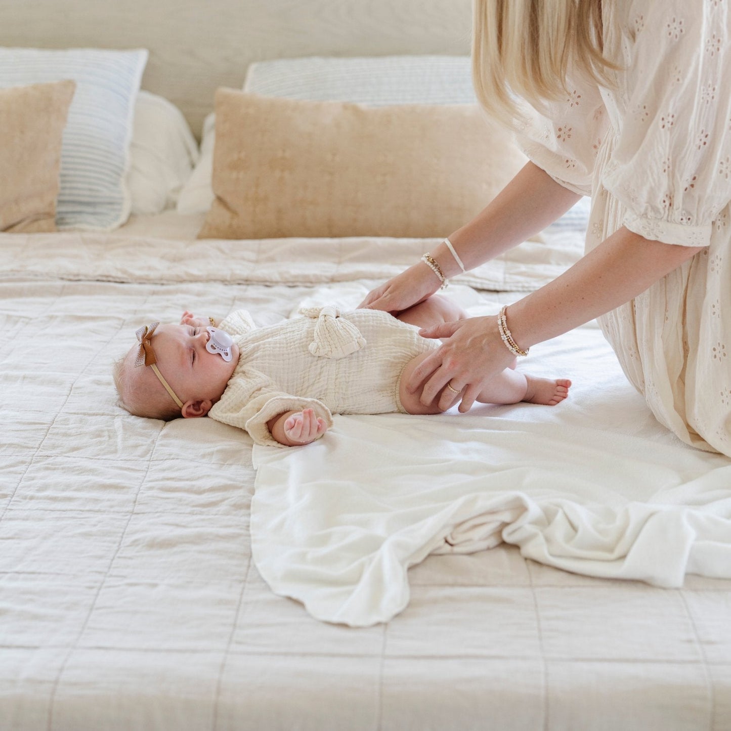 Minky Stretch Luxe Swaddle Blanket
