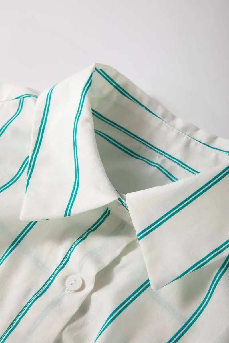 Shoes Love Salve Mint Green St Patricks Party Women's Dress: Striped, Short Sleeve