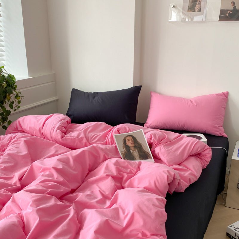 Mixed Color Bedding Set / Barbie Pink + Pastel Pink