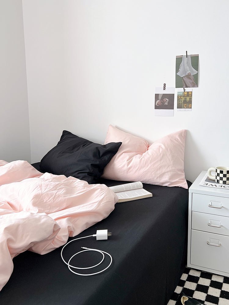 Mixed Color Bedding Set / Barbie Pink + Pastel Pink
