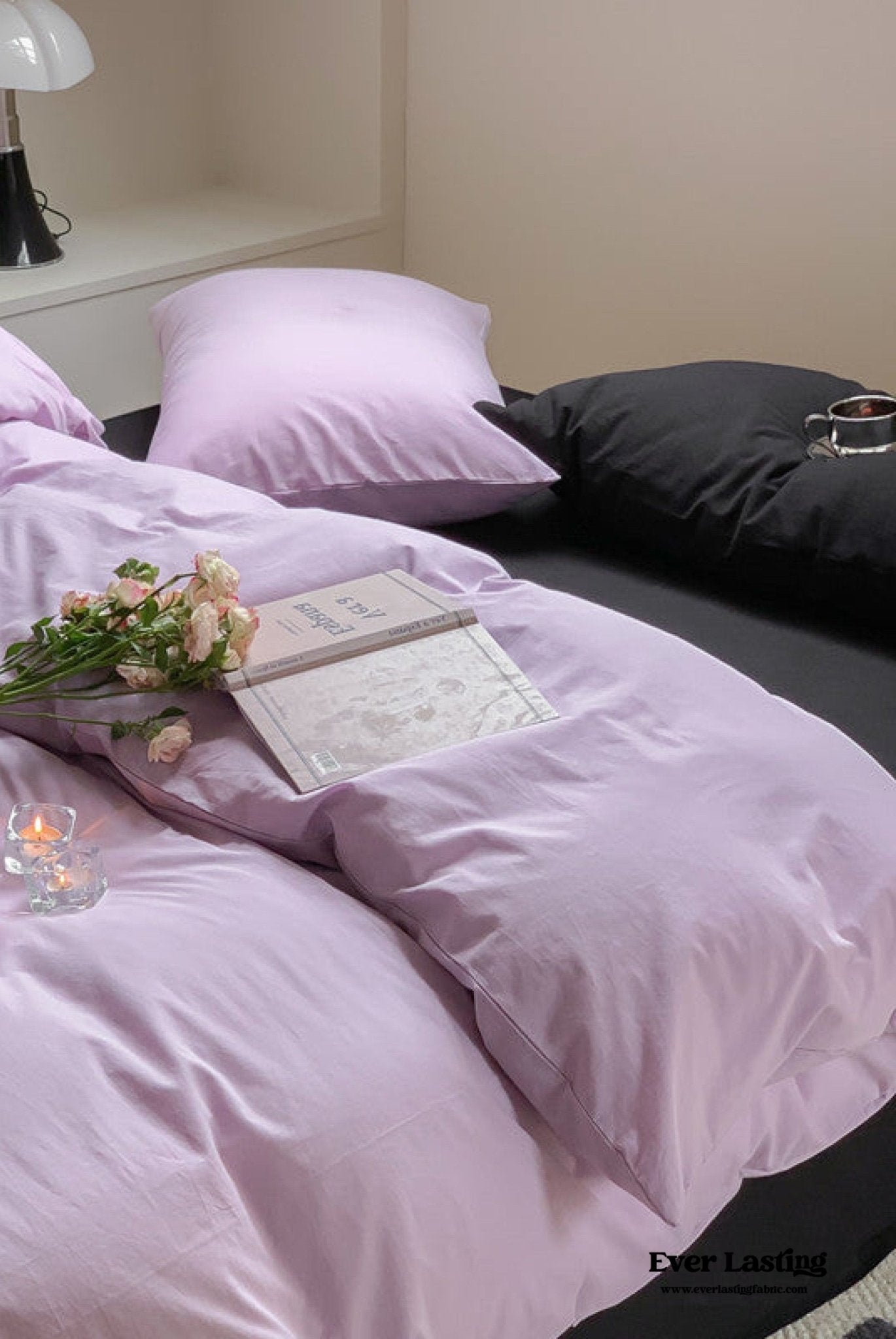 Mixed Color Maximalist Bedding Set / Green + Pink