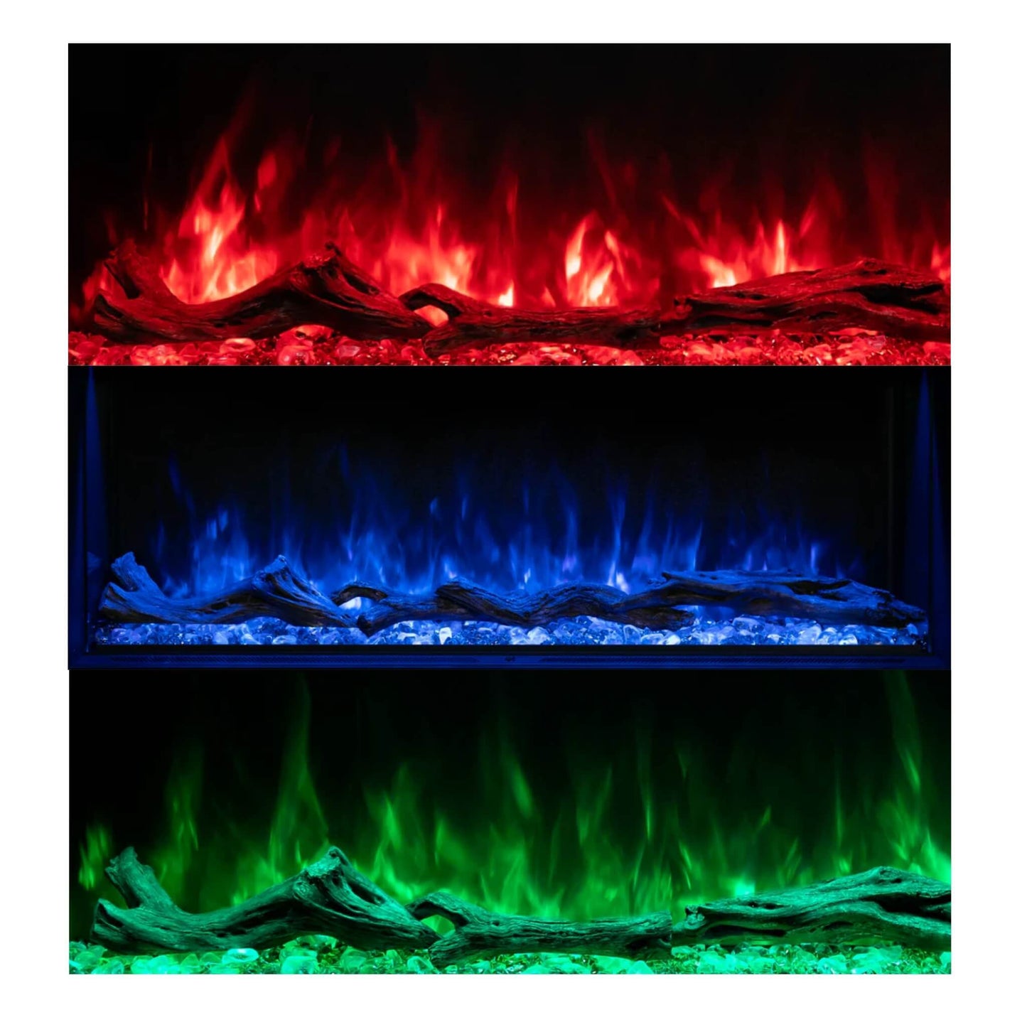 Modern Flames Landscape Pro Multi 44-Inch Linear Multi-Sided Built-In Electric Fireplace [LPM-4416V2] (SAK96355)